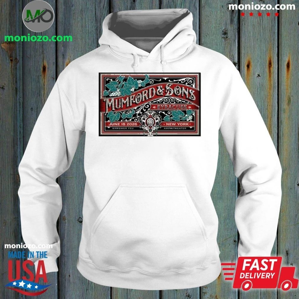 Original Mumford And Sons June 18 2026 In Syracuse NY - Adult & Kids T-Shirts, Sweatshirts & Hoodies apparel design preview 2