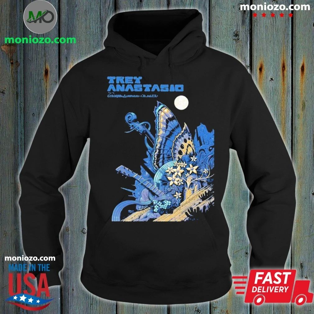 Trey Anastasio June 7, 2026 Red Rocks Amphitheatre. - Adult & Kids T-Shirts, Sweatshirts & Hoodies apparel design preview 2