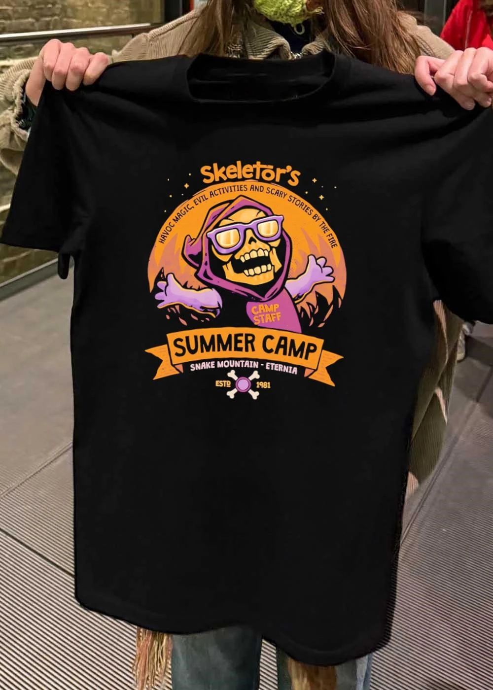 Skeletor's Summer Camp Havoc Magic Evil Activities - Adult & Kids T-Shirts, Sweatshirts & Hoodies apparel design preview 2