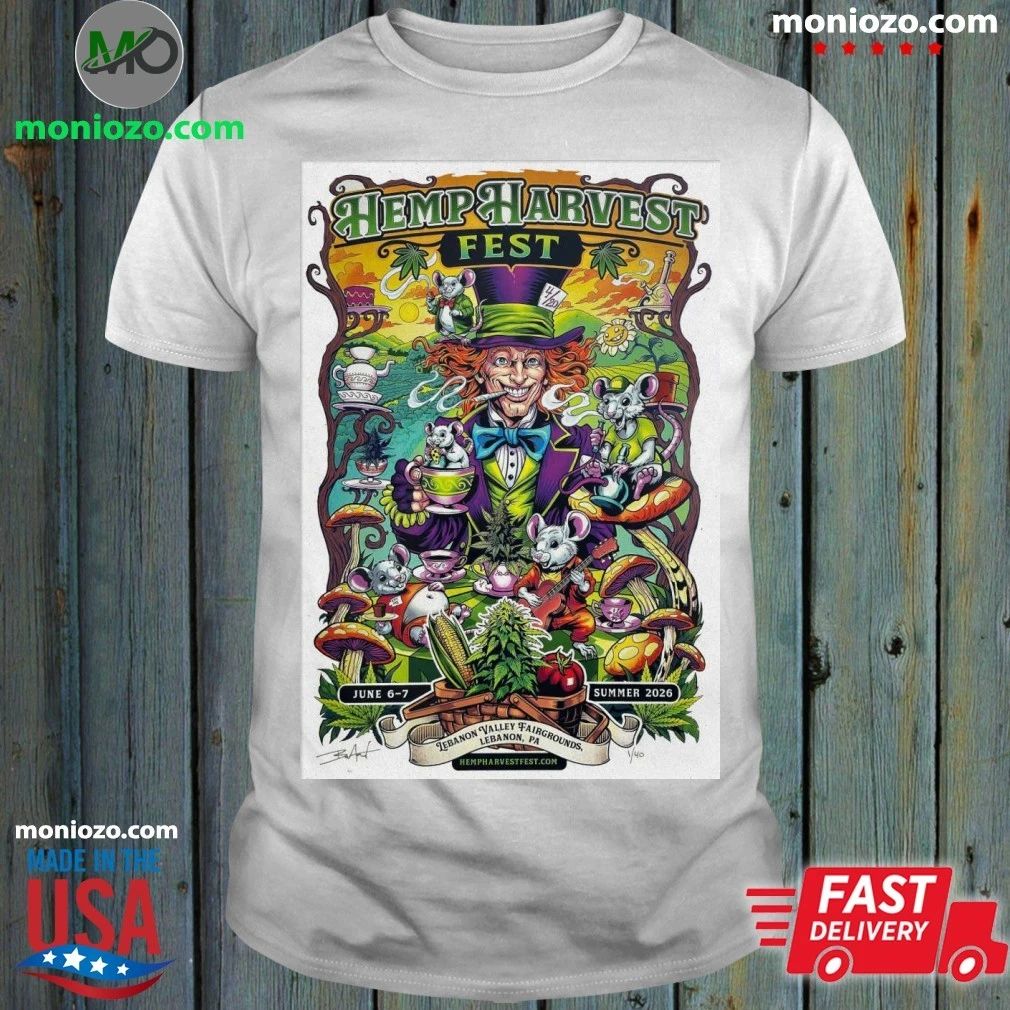 Original The Hemp Harvest Fest June 6–7, 2026 in - Adult & Kids T-Shirts, Sweatshirts & Hoodies apparel design preview 1