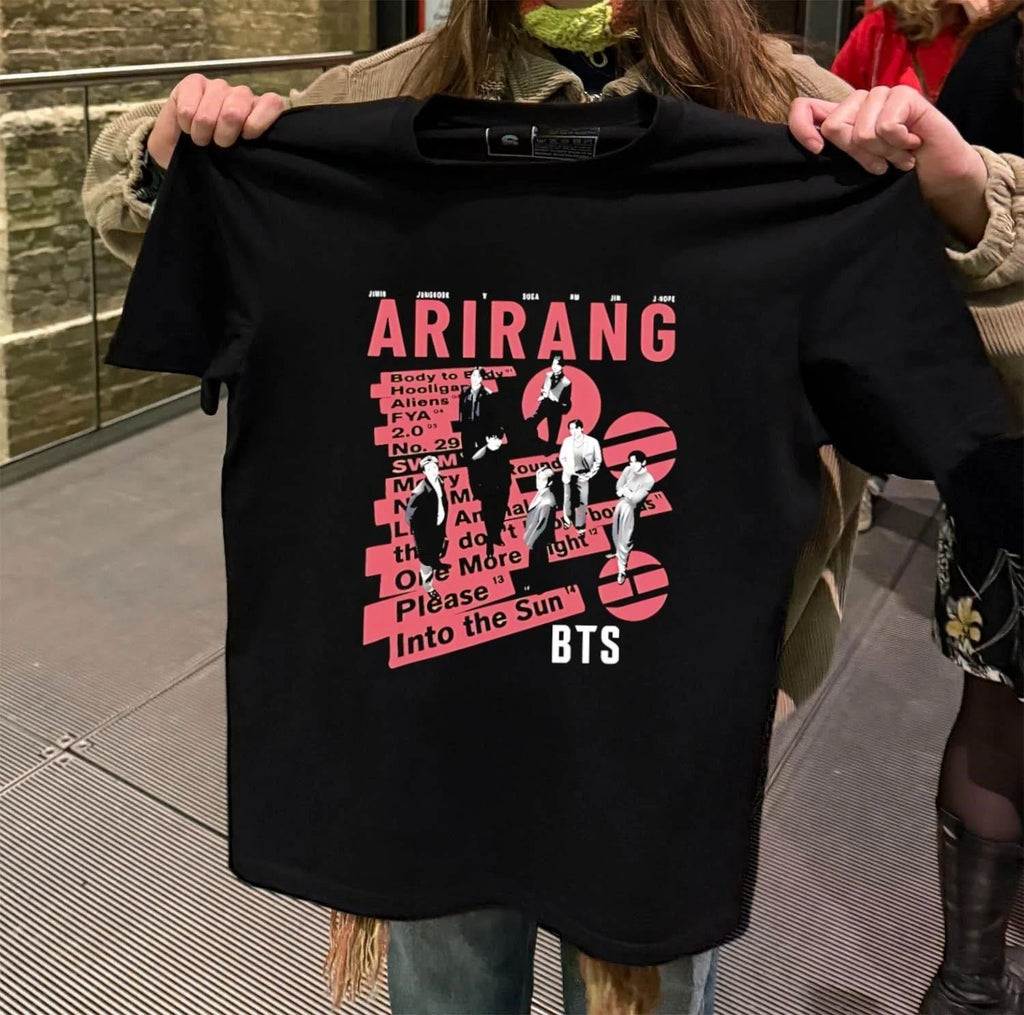 Bangtan 2026 concert bts arirang world tour - Adult & Kids T-Shirts, Sweatshirts & Hoodies apparel design preview 2