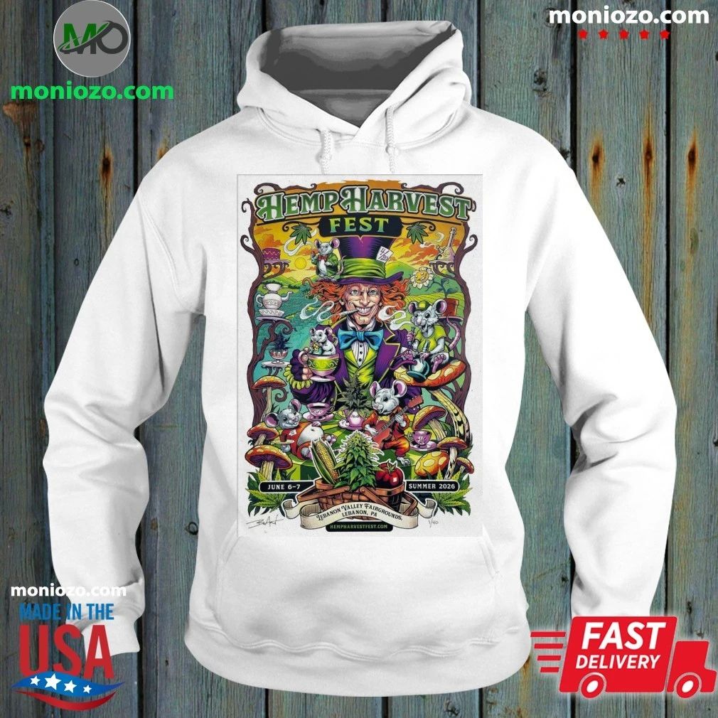 Original The Hemp Harvest Fest June 6–7, 2026 in - Adult & Kids T-Shirts, Sweatshirts & Hoodies apparel design preview 2