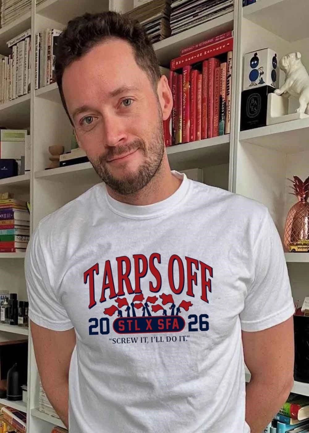 Tarps Off STL X SFA 2026 Red Flags Screw It I'll Do - Adult & Kids T-Shirts, Sweatshirts & Hoodies apparel design preview 2
