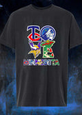 Minnesota Love Sports Team Logos - Adult & Kids T-Shirts, Sweatshirts & Hoodies apparel design preview 1