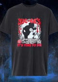 Buc-Cee's Grim Mascot Gun It's Time To Die - Adult & Kids T-Shirts, Sweatshirts & Hoodies apparel design preview 1