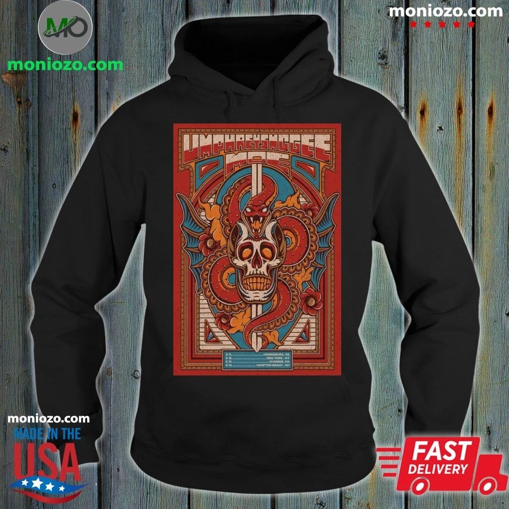 Original Umphrey's McGee and Moe. 6 11 Harrisburg, PA - Adult & Kids T-Shirts, Sweatshirts & Hoodies apparel design preview 2