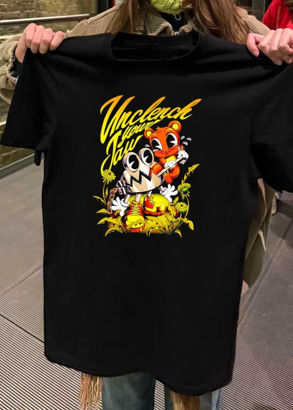 Unclench Your Jaw Bear And Metal Trap Cartoon - Adult & Kids T-Shirts, Sweatshirts & Hoodies apparel design preview 2