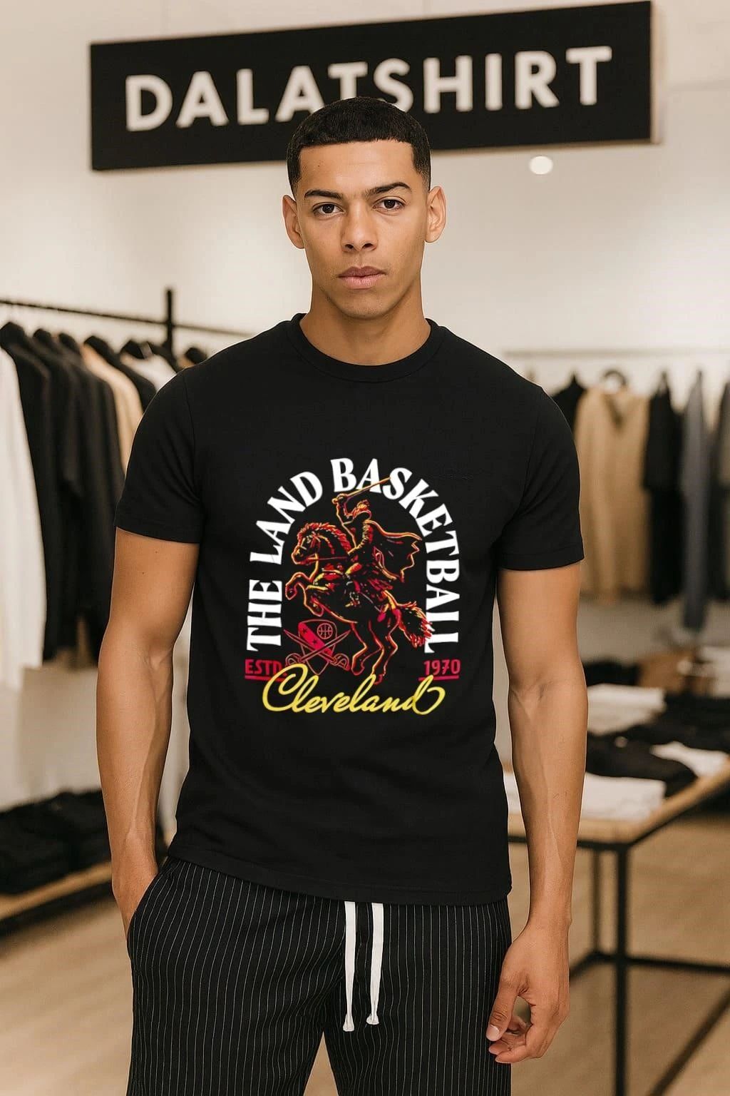 The Land Basketball Cleveland Cavaliers Cavalier - Adult & Kids T-Shirts, Sweatshirts & Hoodies apparel design preview 1