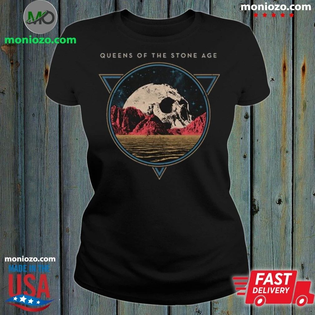 Original QOTSA Planet Skull - Adult & Kids T-Shirts, Sweatshirts & Hoodies apparel design preview 1