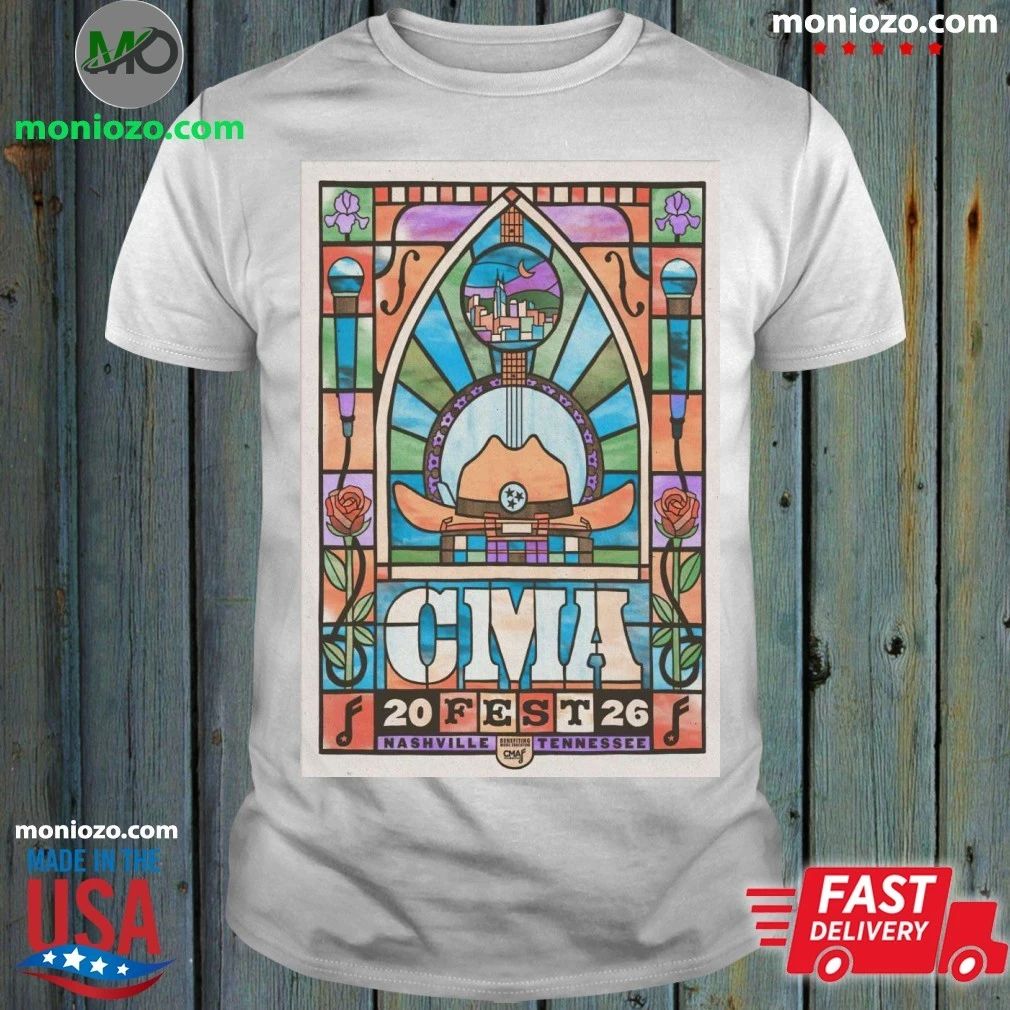Country Music Association Festival 2026 Poster - Adult & Kids T-Shirts, Sweatshirts & Hoodies apparel design preview 1