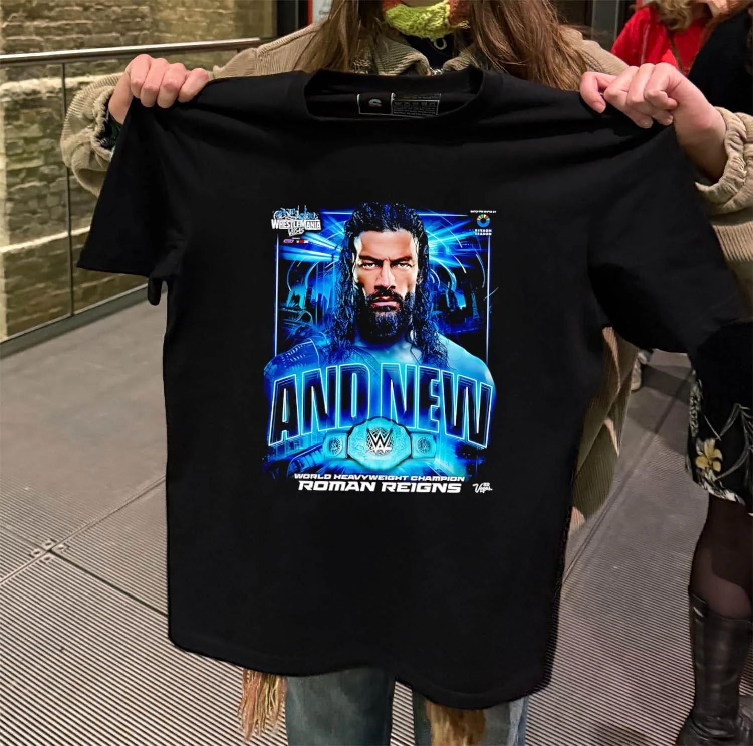 Roman Reigns World Heavyweight Champion 2026 - Adult & Kids T-Shirts, Sweatshirts & Hoodies apparel design preview 2