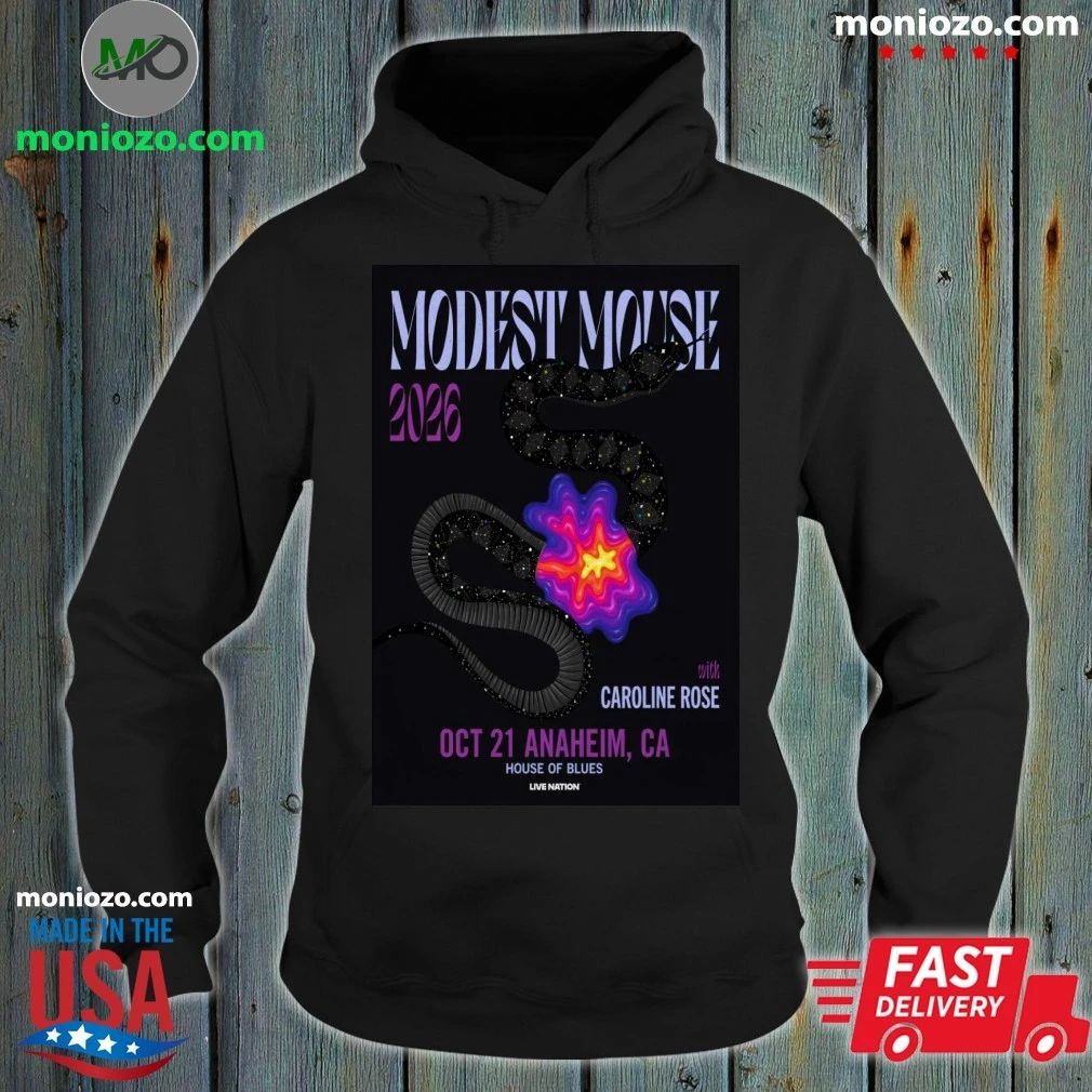 Modest Mouse House of Blues Anaheim Oct 21, 2026 - Adult & Kids T-Shirts, Sweatshirts & Hoodies apparel design preview 2
