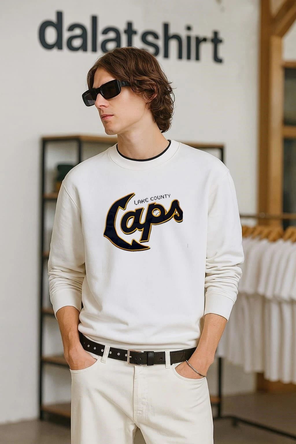 Lake County Captains logo - Adult & Kids T-Shirts, Sweatshirts & Hoodies apparel design preview 2