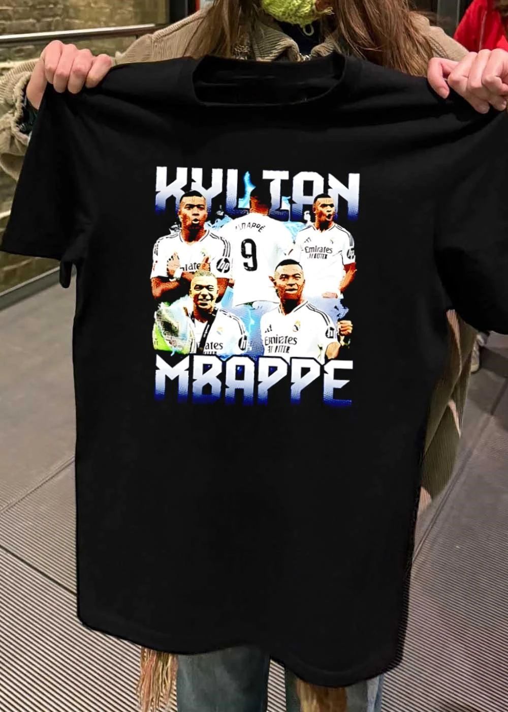 Kylian Mbappe Real Madrid Club Soccer Bootleg - Adult & Kids T-Shirts, Sweatshirts & Hoodies apparel design preview 2
