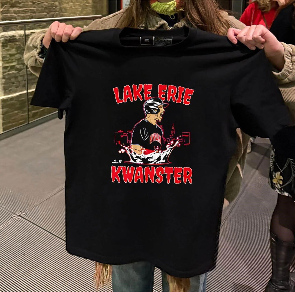 Steven Kwan Lake Erie Kwanster - Adult & Kids T-Shirts, Sweatshirts & Hoodies apparel design preview 2