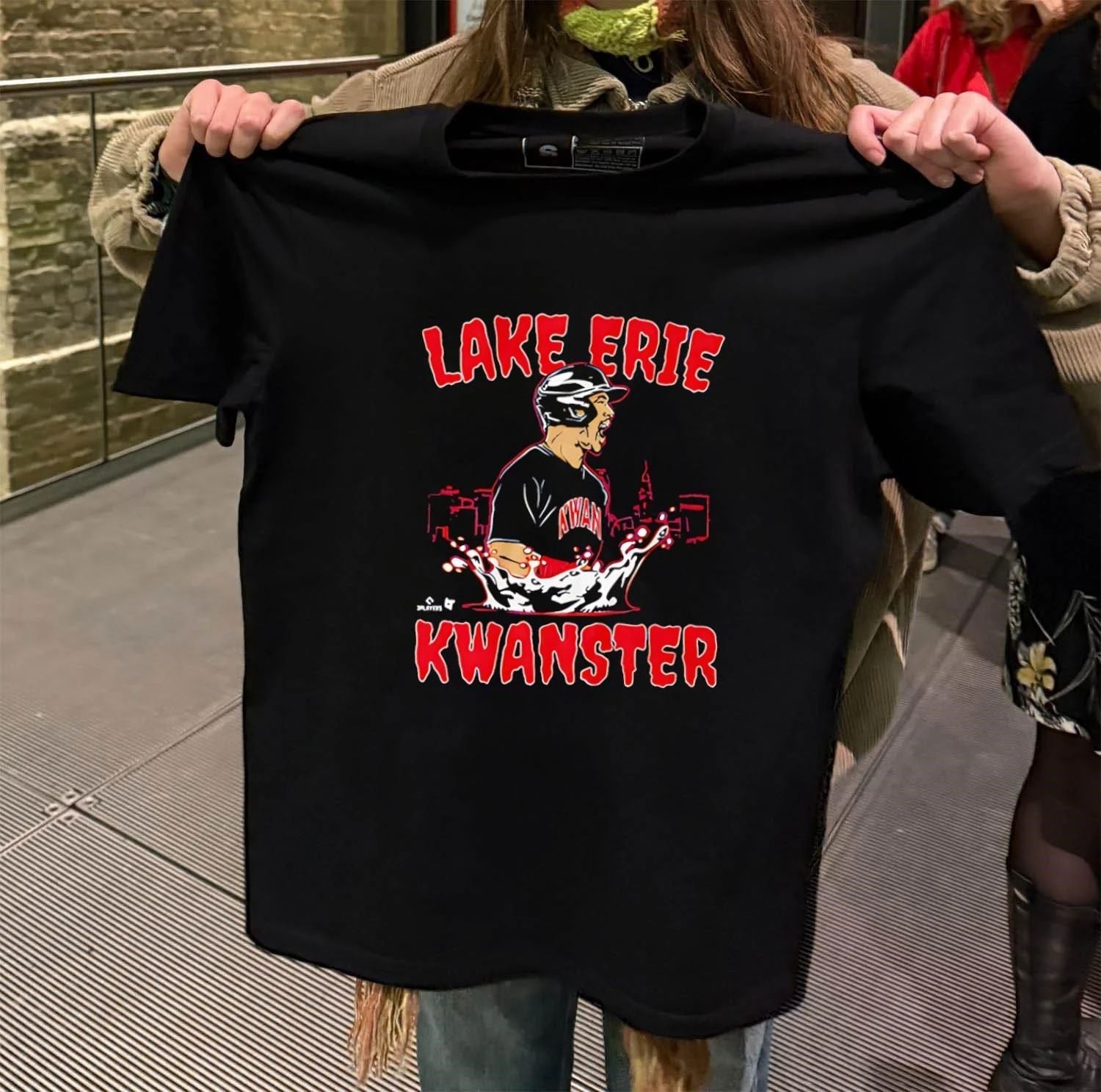 Steven Kwan Lake Erie Kwanster - Adult & Kids T-Shirts, Sweatshirts & Hoodies apparel design preview 2