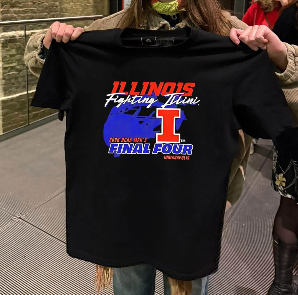Illinois Fighting Illini 2026 NCAA Men's Final Four - Adult & Kids T-Shirts, Sweatshirts & Hoodies apparel design preview 2