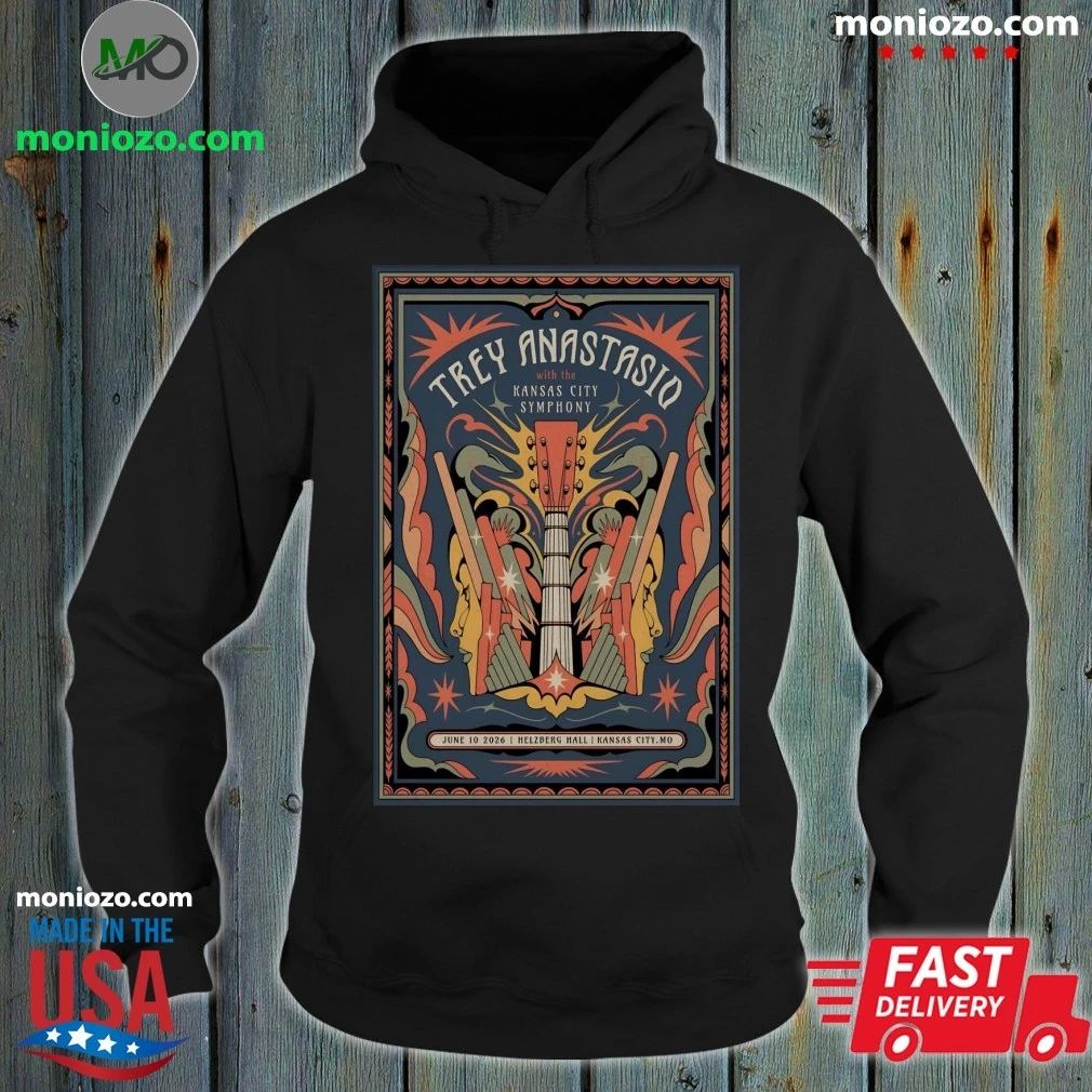 Trey Anastasio Helzberg Hall, Kansas City MO June 10 - Adult & Kids T-Shirts, Sweatshirts & Hoodies apparel design preview 2