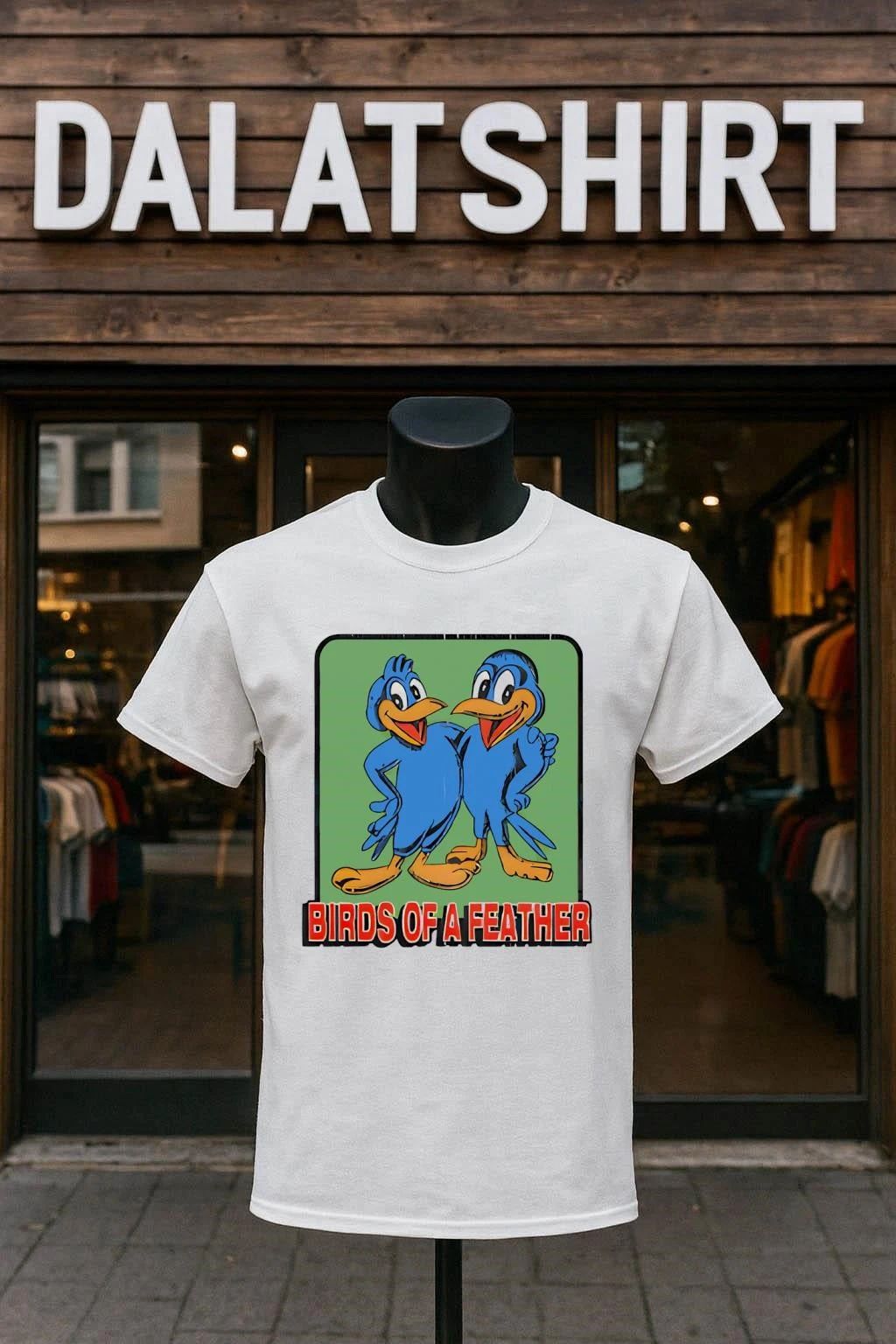 Birds Of A Feather Stick Together vintage - Adult & Kids T-Shirts, Sweatshirts & Hoodies apparel design preview 1