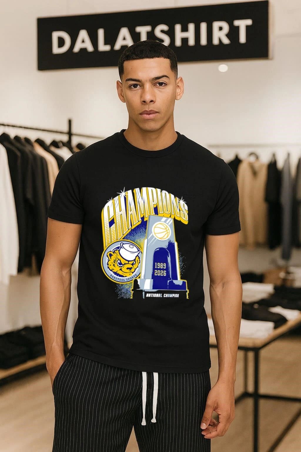 MI Champions Basketball Trophy 1989-2026 - Adult & Kids T-Shirts, Sweatshirts & Hoodies apparel design preview 1
