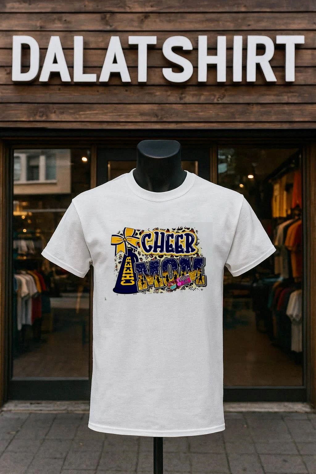 Cheer MOM 2 broke - Adult & Kids T-Shirts, Sweatshirts & Hoodies apparel design preview 1
