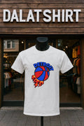 Detroit Pistons Basketball On Fire - Adult & Kids T-Shirts, Sweatshirts & Hoodies apparel design preview 1