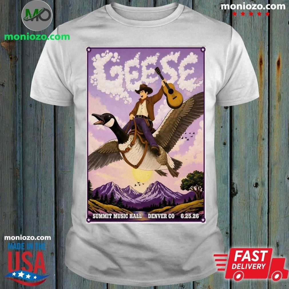 Geese In Denver CO On June 25 2026 Poster - Adult & Kids T-Shirts, Sweatshirts & Hoodies apparel design preview 1