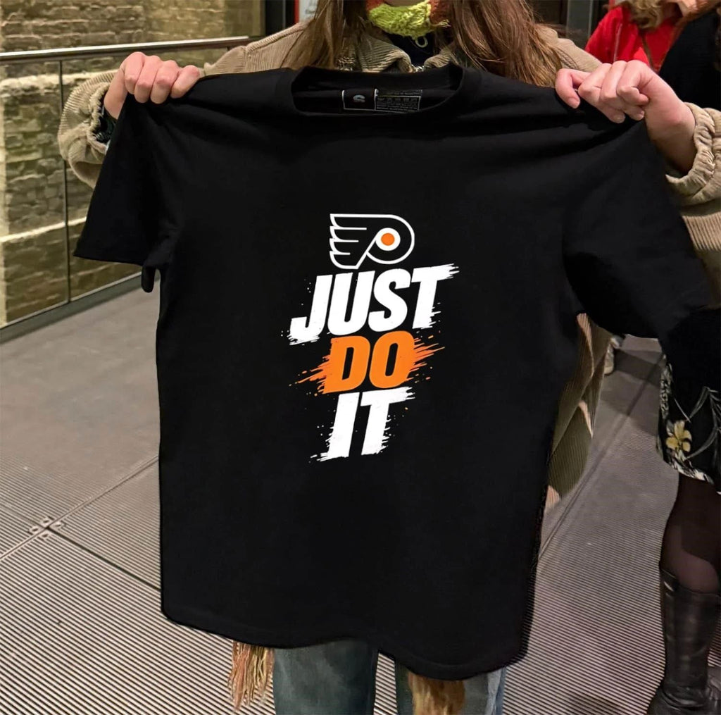 Philadelphia Flyers Just Do It slogan NHL - Adult & Kids T-Shirts, Sweatshirts & Hoodies apparel design preview 2