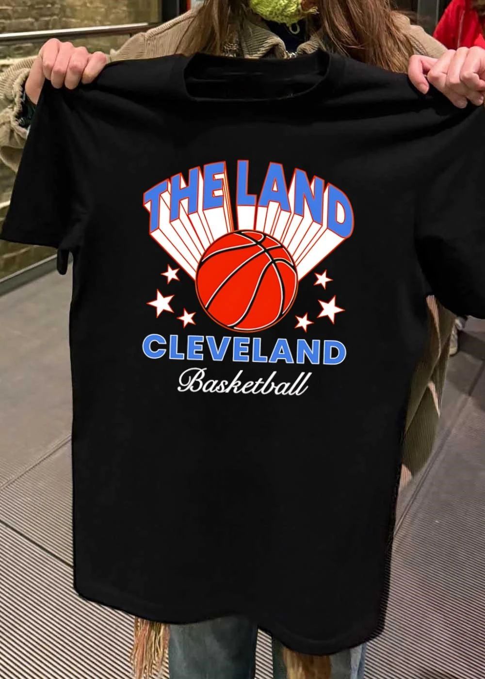 The Land Cleveland Basketball Orange Ball - Adult & Kids T-Shirts, Sweatshirts & Hoodies apparel design preview 2