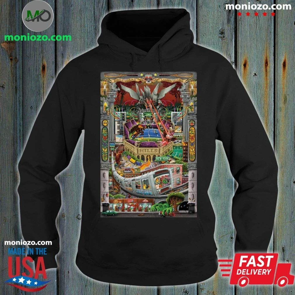 King Gizzard the Lizard Wizard 3 shows at Forest - Adult & Kids T-Shirts, Sweatshirts & Hoodies apparel design preview 2