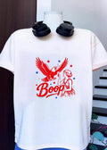 Boop Woman Eagle Retro Stars - Adult & Kids T-Shirts, Sweatshirts & Hoodies apparel design preview 1