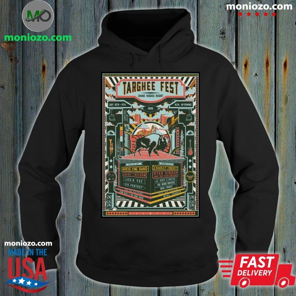 Targhee Fest July 10-11 2026 Grand Resort Alta - Adult & Kids T-Shirts, Sweatshirts & Hoodies apparel design preview 2