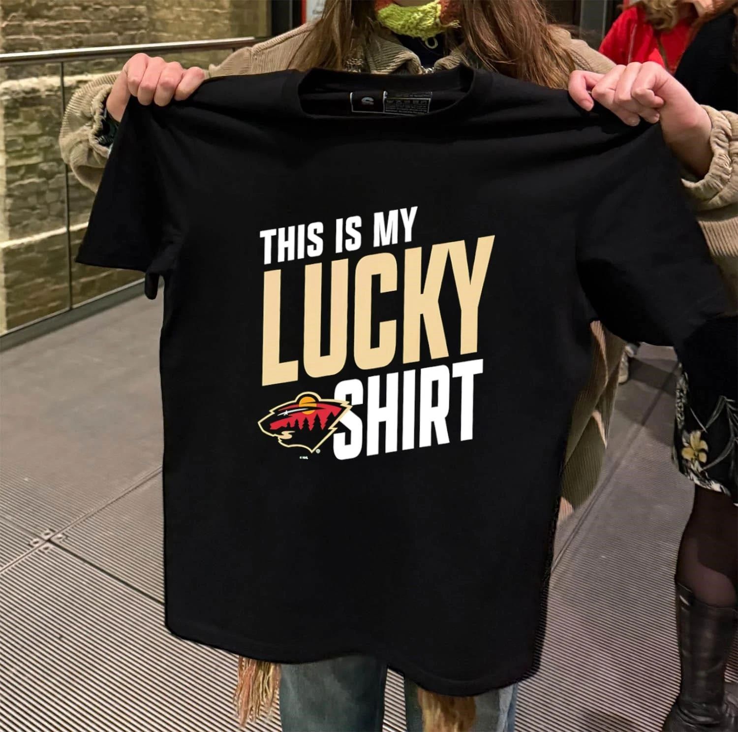 Minnesota Wild This Is My Lucky hockey 2026 - Adult & Kids T-Shirts, Sweatshirts & Hoodies apparel design preview 2