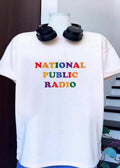 National Public Radio NPR Colorful Logo News Current - Adult & Kids T-Shirts, Sweatshirts & Hoodies apparel design preview 1