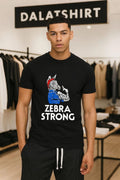 Rosie the Riveter Zebra Strong - Adult & Kids T-Shirts, Sweatshirts & Hoodies apparel design preview 1