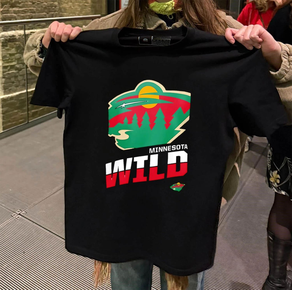 Minnesota Wild Logo - Adult & Kids T-Shirts, Sweatshirts & Hoodies apparel design preview 2
