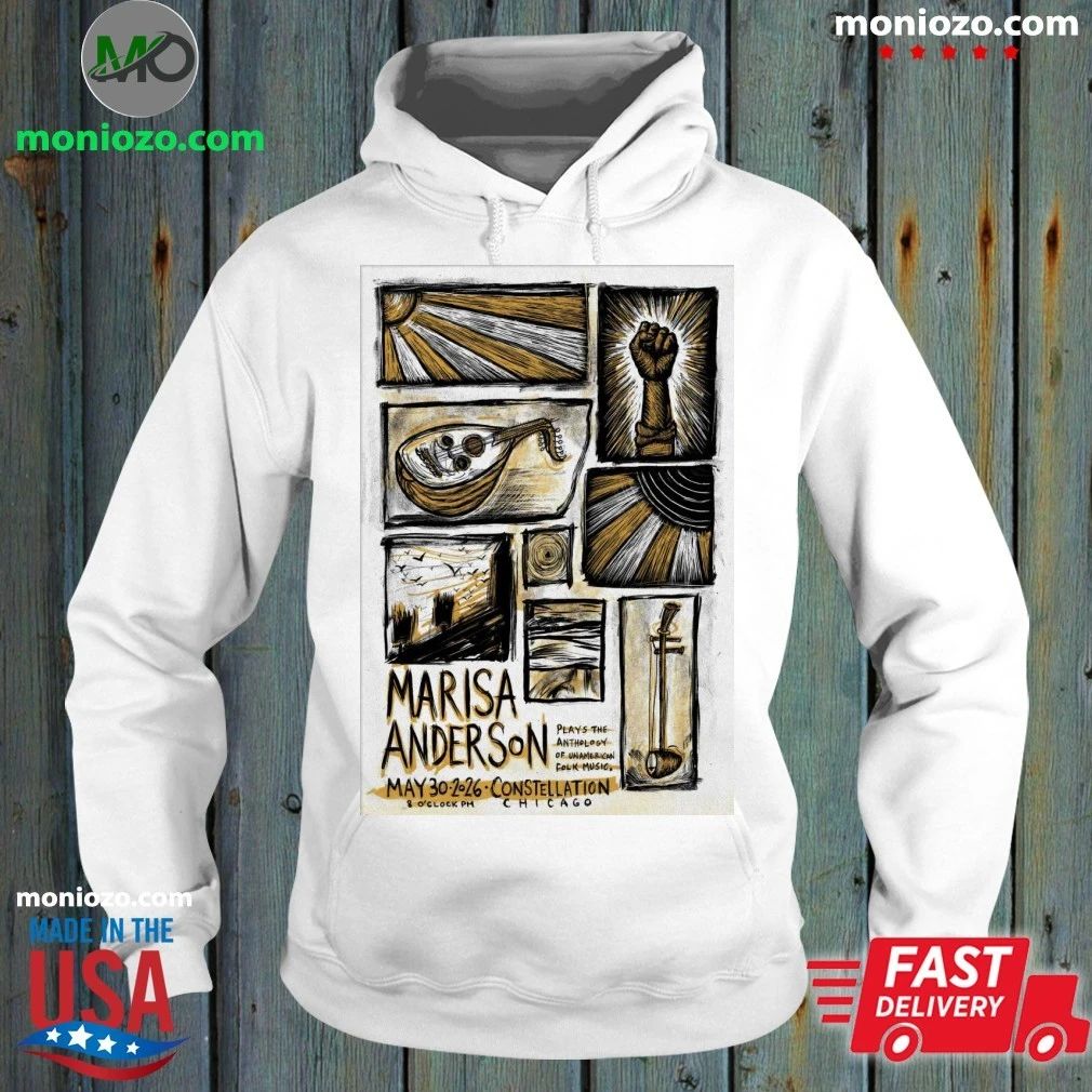 Marisa Anderson May 30 2026 Comrade in Chicago IL - Adult & Kids T-Shirts, Sweatshirts & Hoodies apparel design preview 2