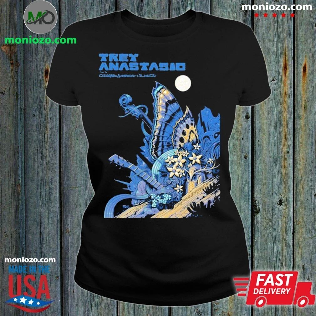 Trey Anastasio June 7, 2026 Red Rocks Amphitheatre. - Adult & Kids T-Shirts, Sweatshirts & Hoodies apparel design preview 1