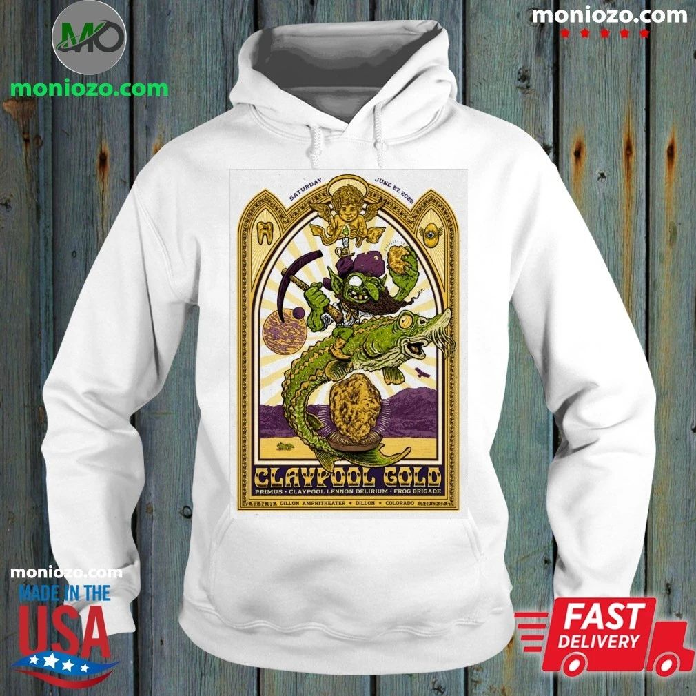 Primus At Dillon Amphitheater On June 27 2026 Poster - Adult & Kids T-Shirts, Sweatshirts & Hoodies apparel design preview 2