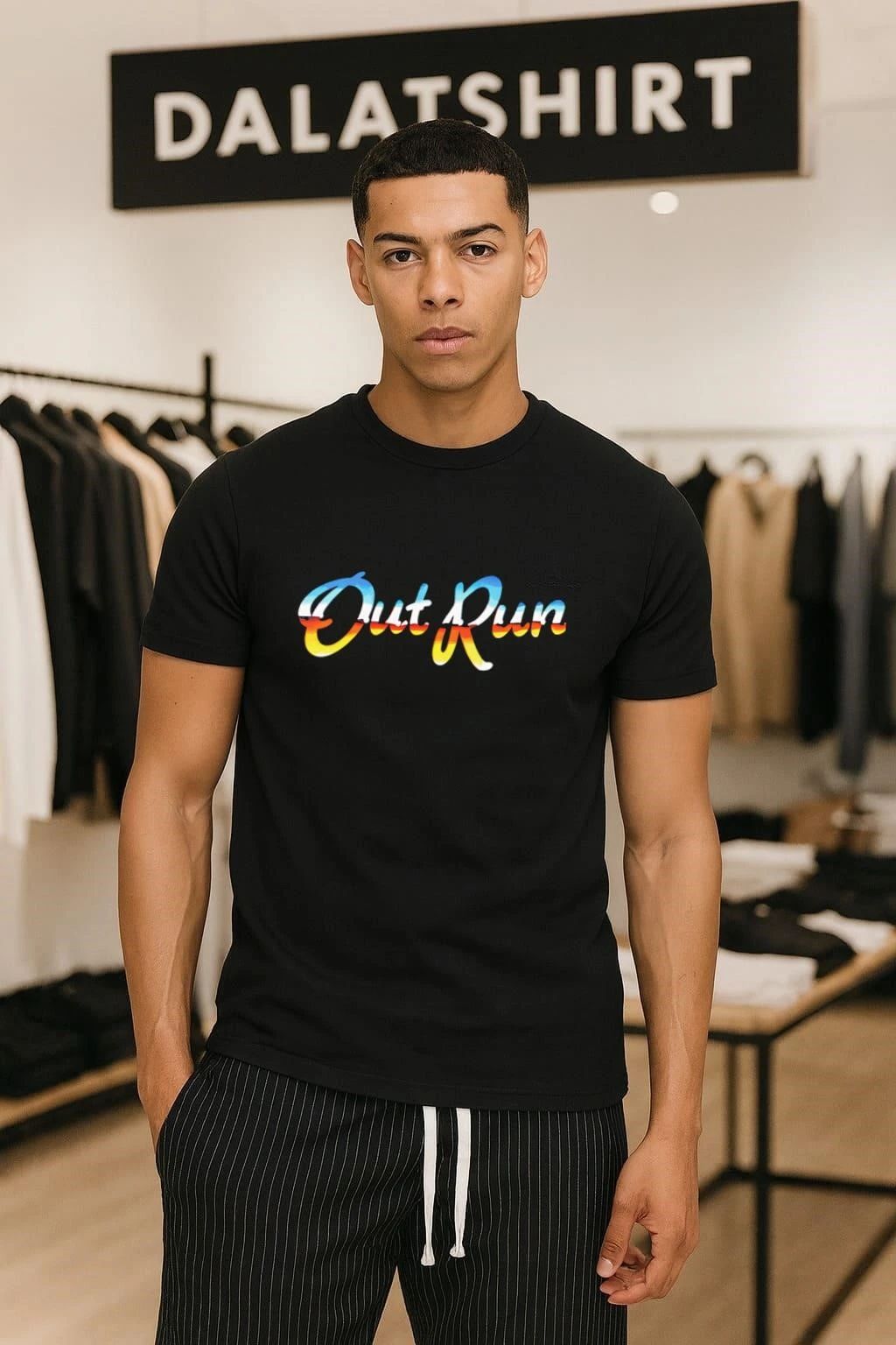 Out Run Arcade Game - Adult & Kids T-Shirts, Sweatshirts & Hoodies apparel design preview 1
