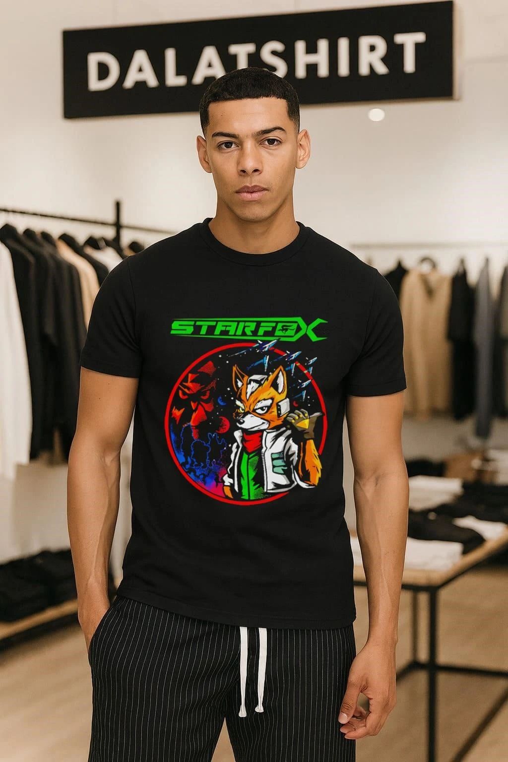 Star Fox McCloud Team Space Arwing Silhouettes hirt - Adult & Kids T-Shirts, Sweatshirts & Hoodies apparel design preview 1