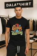I'd Rather Be Thrifting Retro Flower - Adult & Kids T-Shirts, Sweatshirts & Hoodies apparel design preview 1