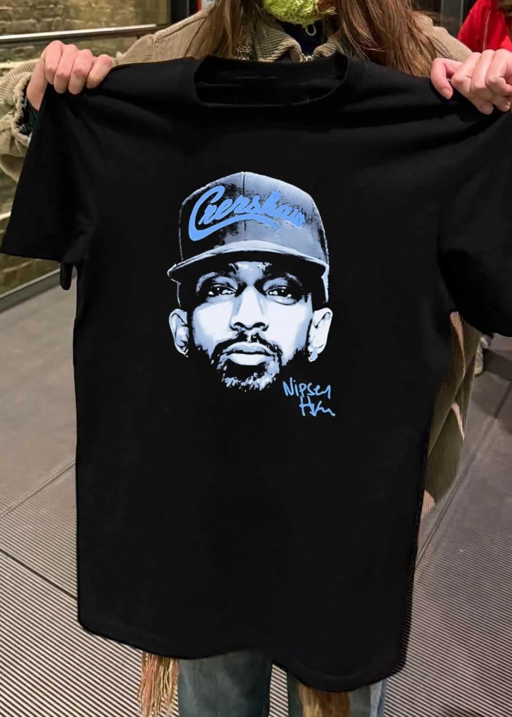 Nipsey Hussle Crenshaw Hat - Adult & Kids T-Shirts, Sweatshirts & Hoodies apparel design preview 2