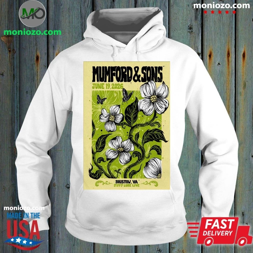 Original Mumford And Sons Bristow VA Tour On June 19 - Adult & Kids T-Shirts, Sweatshirts & Hoodies apparel design preview 2
