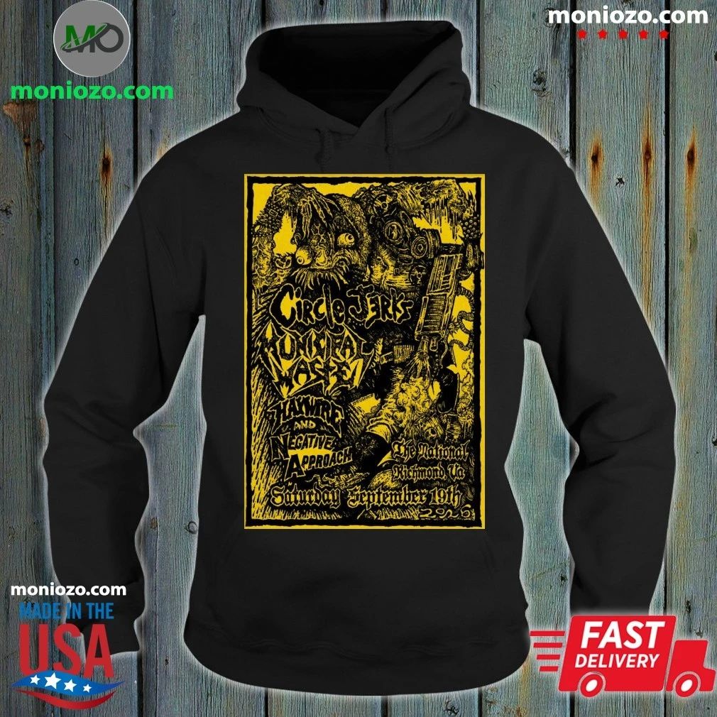 Original Circle Jerks 9 19 2026 Richmond VA Poster - Adult & Kids T-Shirts, Sweatshirts & Hoodies apparel design preview 2