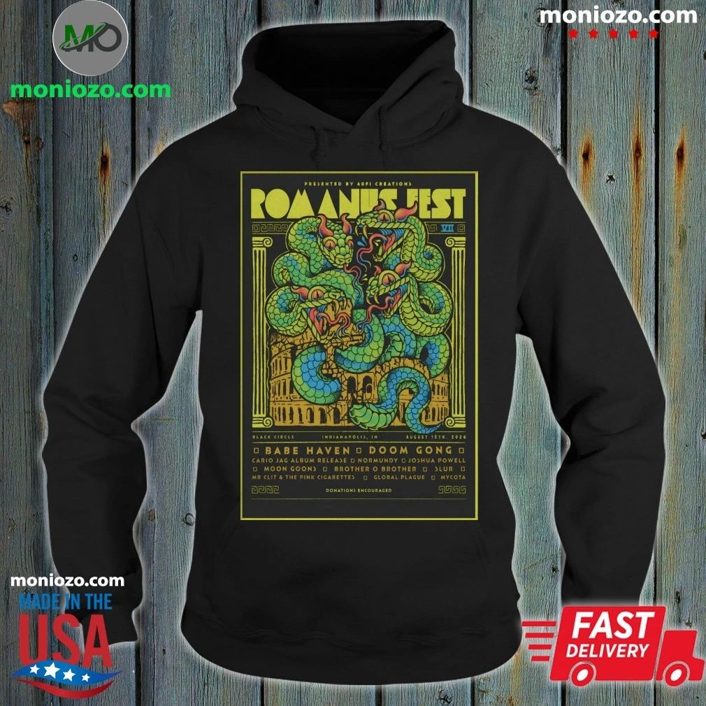 Romanus Fest In Indianapolis On Aug 15 2026 Poster - Adult & Kids T-Shirts, Sweatshirts & Hoodies apparel design preview 2