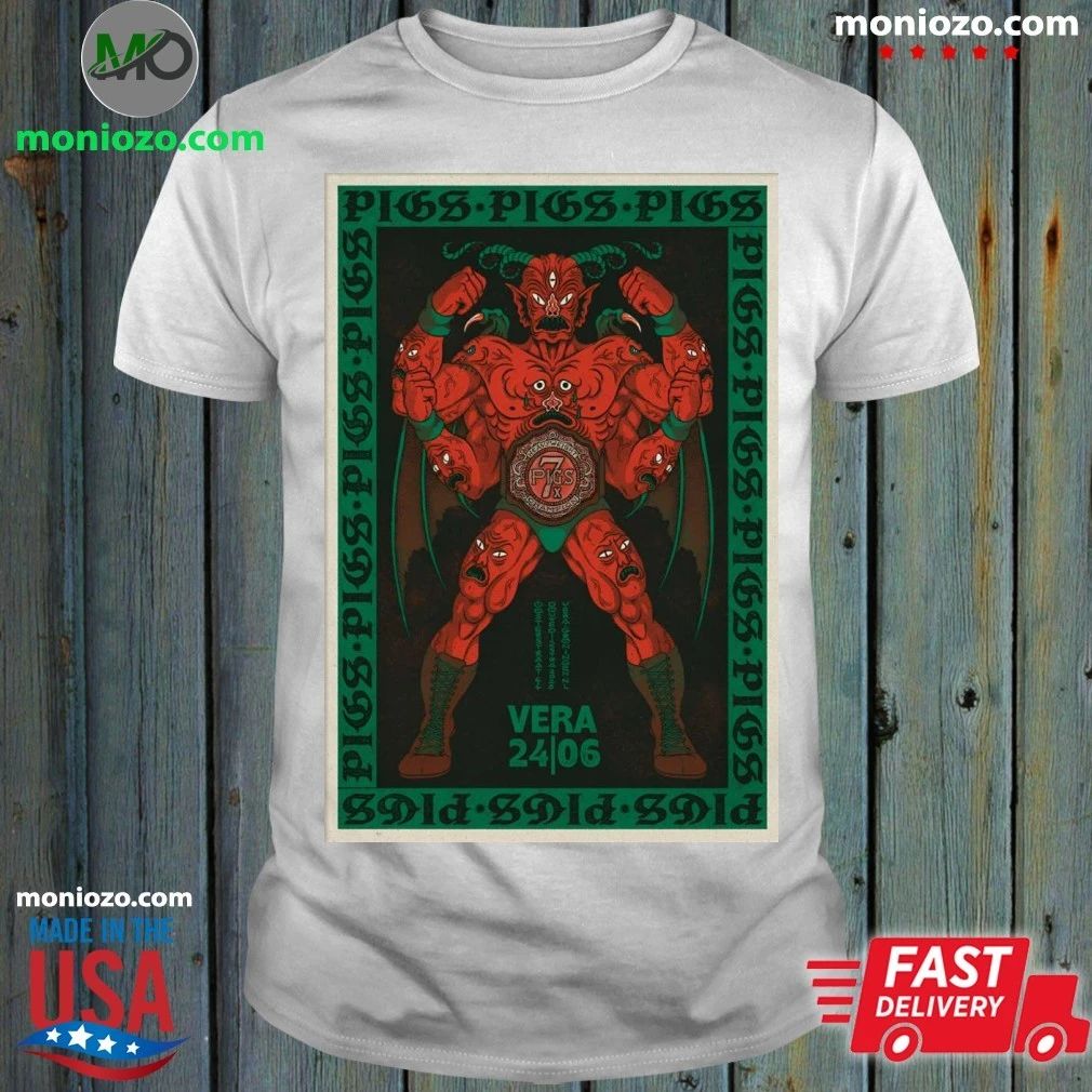 PIGS Jun 24 2026 Vera Groningen, Netherlands Poster - Adult & Kids T-Shirts, Sweatshirts & Hoodies apparel design preview 1