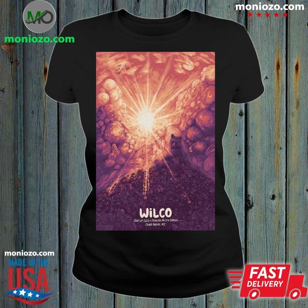 Original Wilco Grand Rapids MI 6 12 2026 Poster - Adult & Kids T-Shirts, Sweatshirts & Hoodies apparel design preview 1
