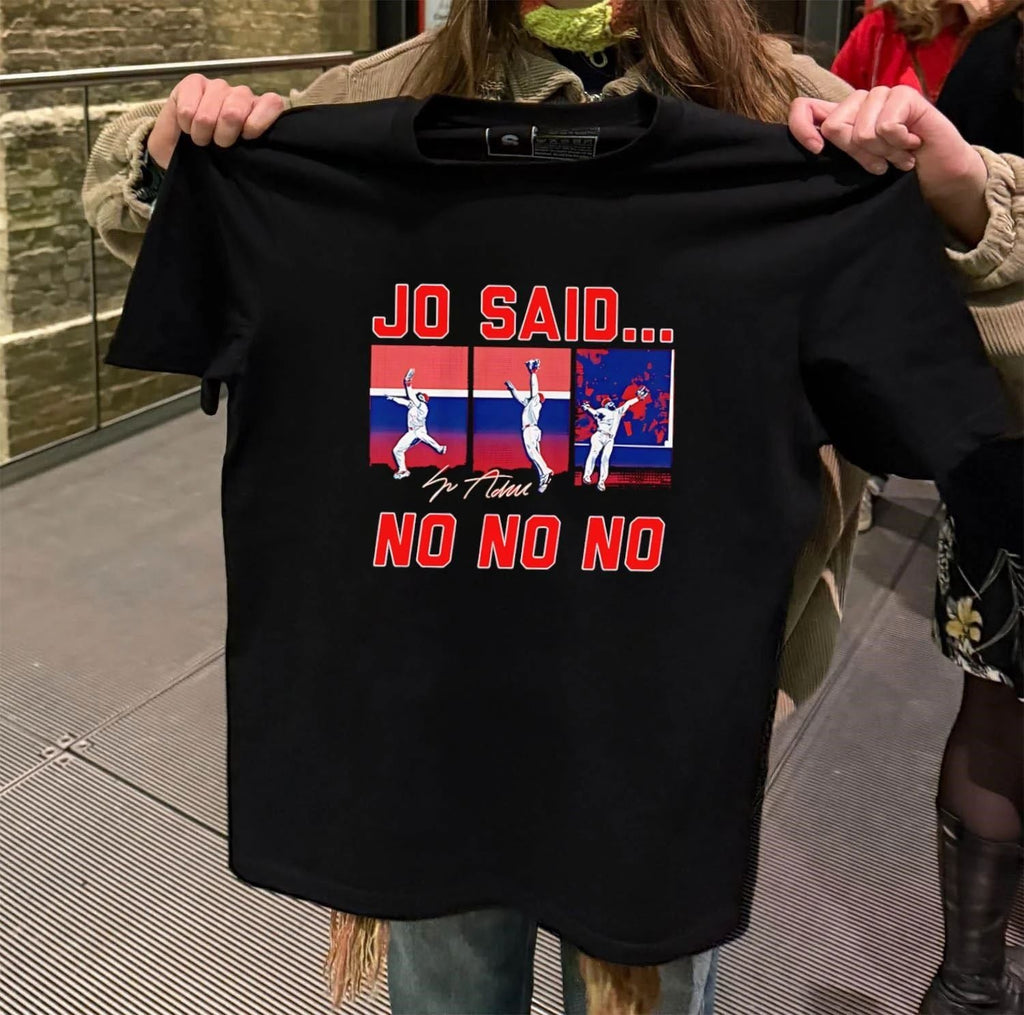 Los Angeles Angels Jo Adell Said No - Adult & Kids T-Shirts, Sweatshirts & Hoodies apparel design preview 2