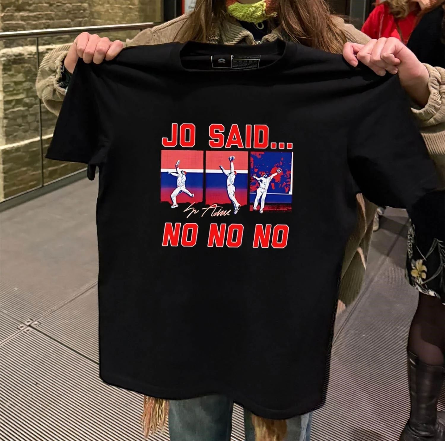 Los Angeles Angels Jo Adell Said No - Adult & Kids T-Shirts, Sweatshirts & Hoodies apparel design preview 2